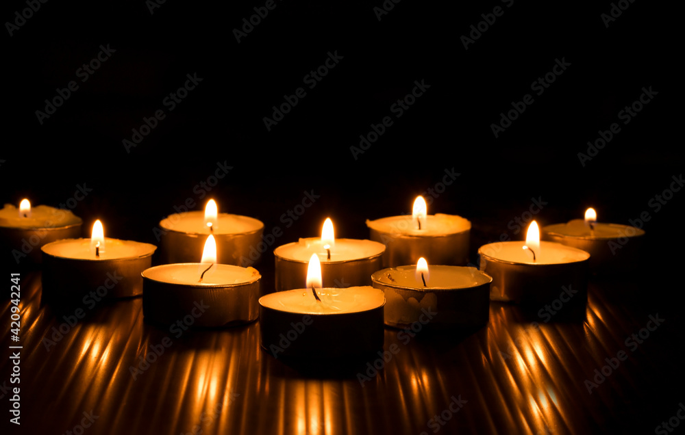 candles that are lit in the dark candles that are lit in the dark