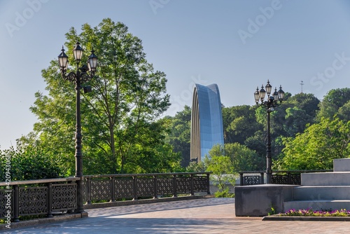 Vladimirskaya Gorka park in Kyiv, Ukraine