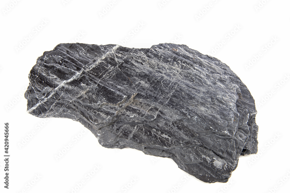 Obraz premium Stone cladding isolated on white background. top view,flat lay.