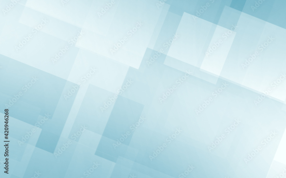 Obraz premium Abstract blue white and gray polygon square pattern gradient background. with space for concept design Technology and modern. 3d render illustration.