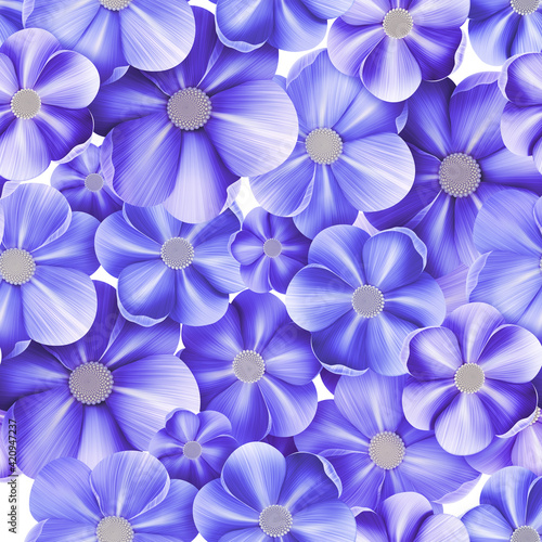 Summer floral seamless pattern. Flower background