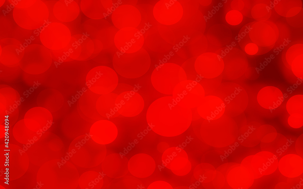 Luxury red  bokeh  blur abstract background with lights for background and wallpaper Christmas,vintage.