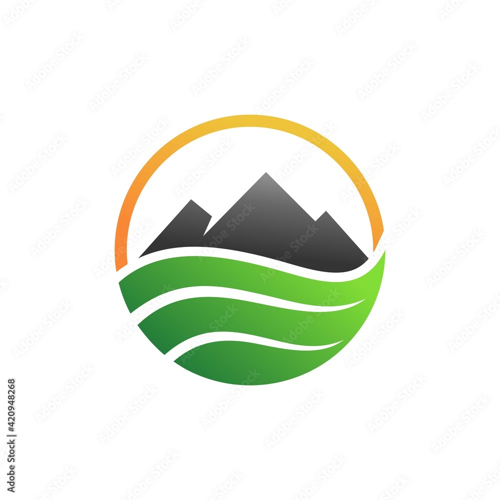 Nature Landscape Logo Design