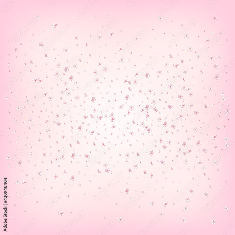 Sakura Cherry Blossom Confetti. Female Premium Tender Texture.