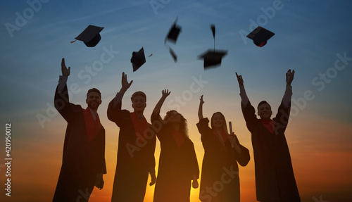 Beautiful sky at sunset