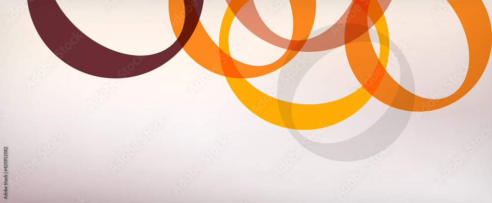 Ring geometric shapes, o letter repetition wallpaper. Abstract background for business or technology presentations, internet posters or web brochure covers Ring geometric shapes, o letter repetition wallpaper. Abstract background for business or technology presentations, internet posters or web brochure covers