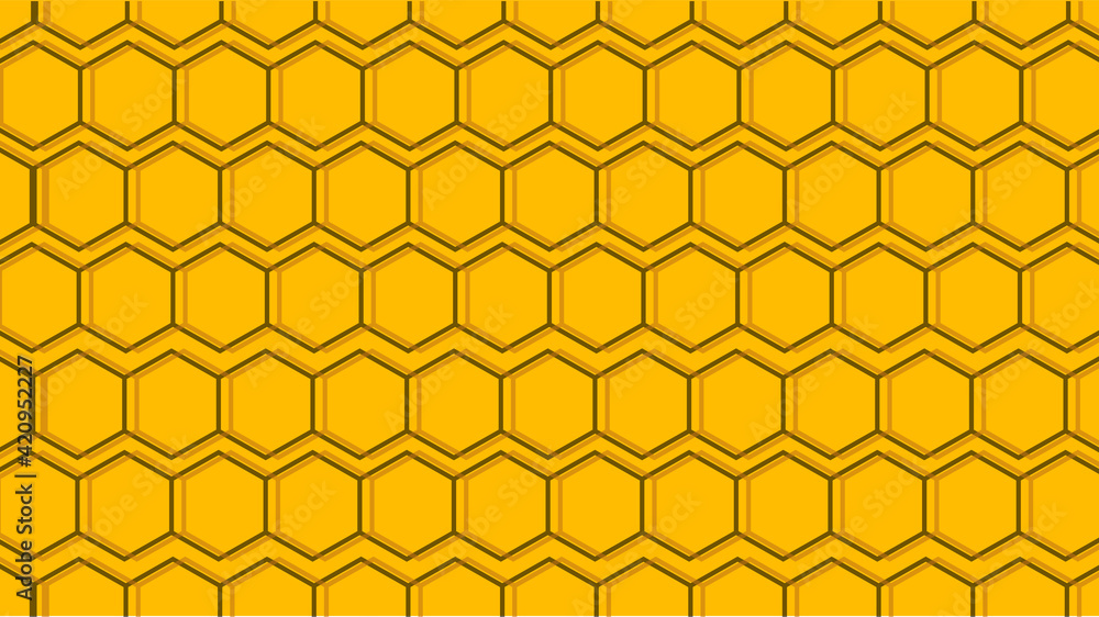 Background Beehive Motif Pattern