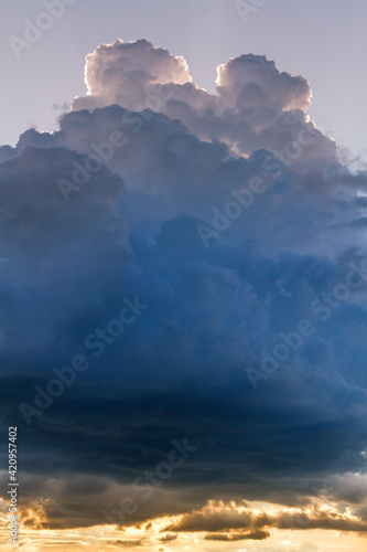 Textur Himmel dunkle Wolke