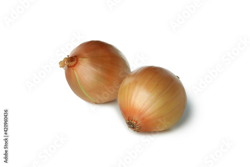 Wallpaper Mural Fresh ripe onion isolated on white background Torontodigital.ca