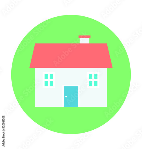 House Colored Vector Icon