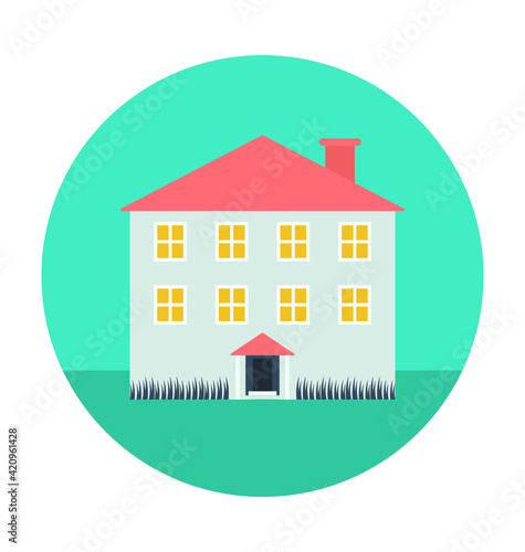House Colored Vector Icon