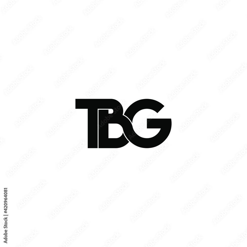 tbg letter original monogram logo design tbg letter original monogram logo design