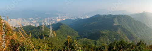 Fototapeta Naklejka Na Ścianę i Meble -  Lion Rock Lookout at day, Hong Kong