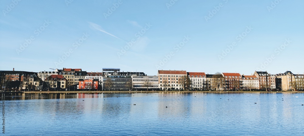 Homes by the lakes in Copenhagen