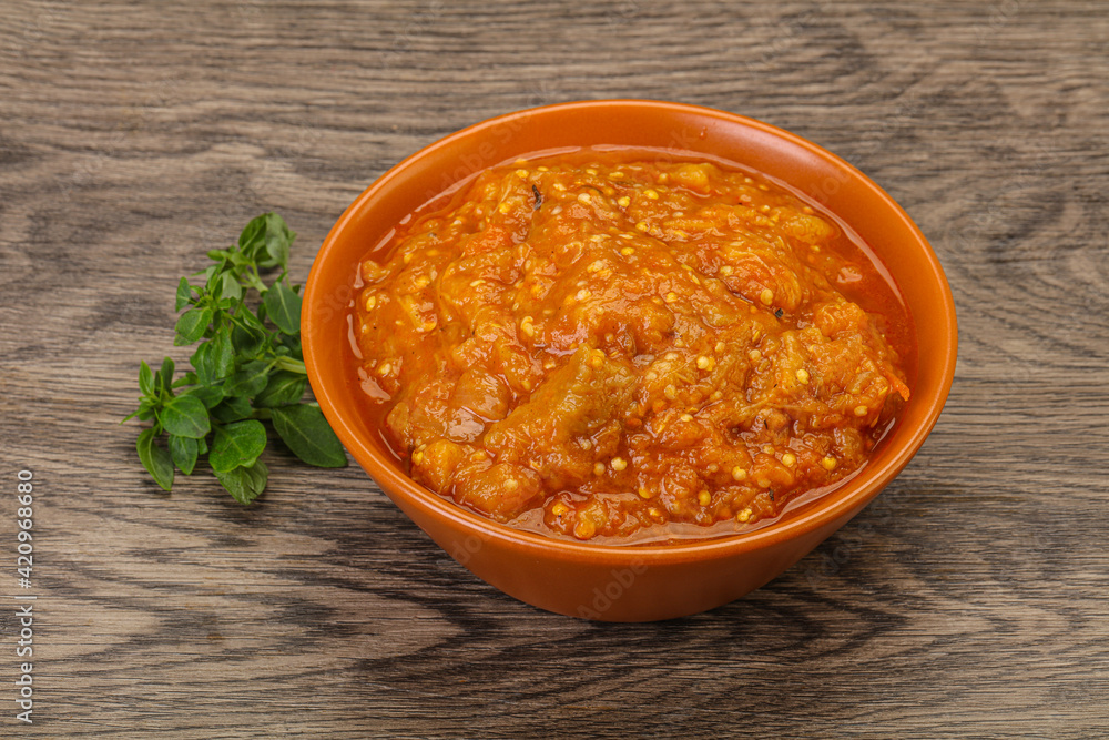 Caucasian cuisine - Mangal salad with vegetables