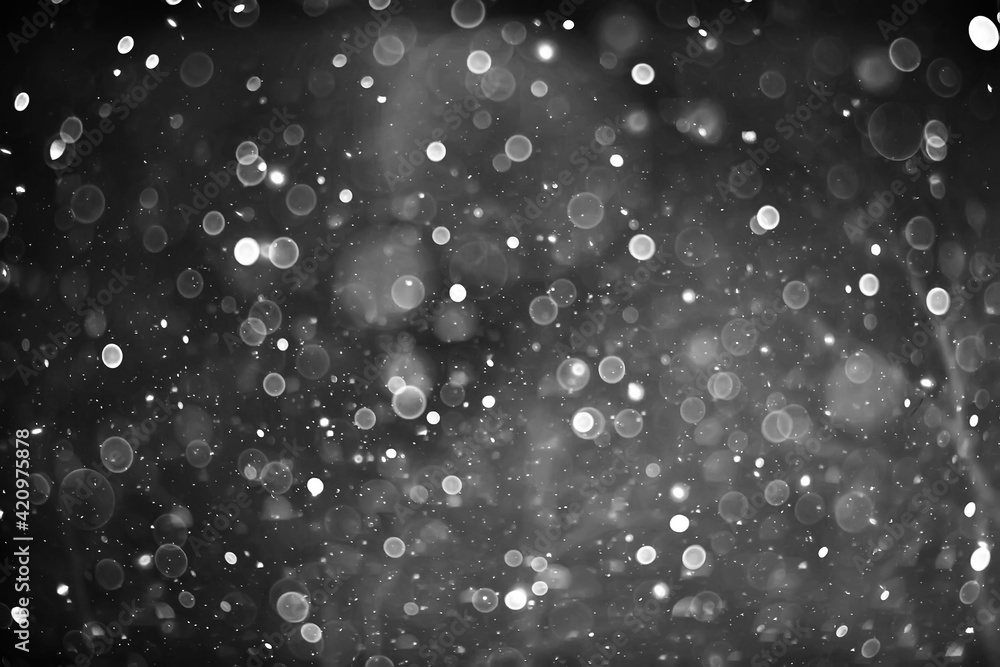 snow black background abstract texture, snowflakes falling in the sky overlay snow black background abstract texture, snowflakes falling in the sky overlay