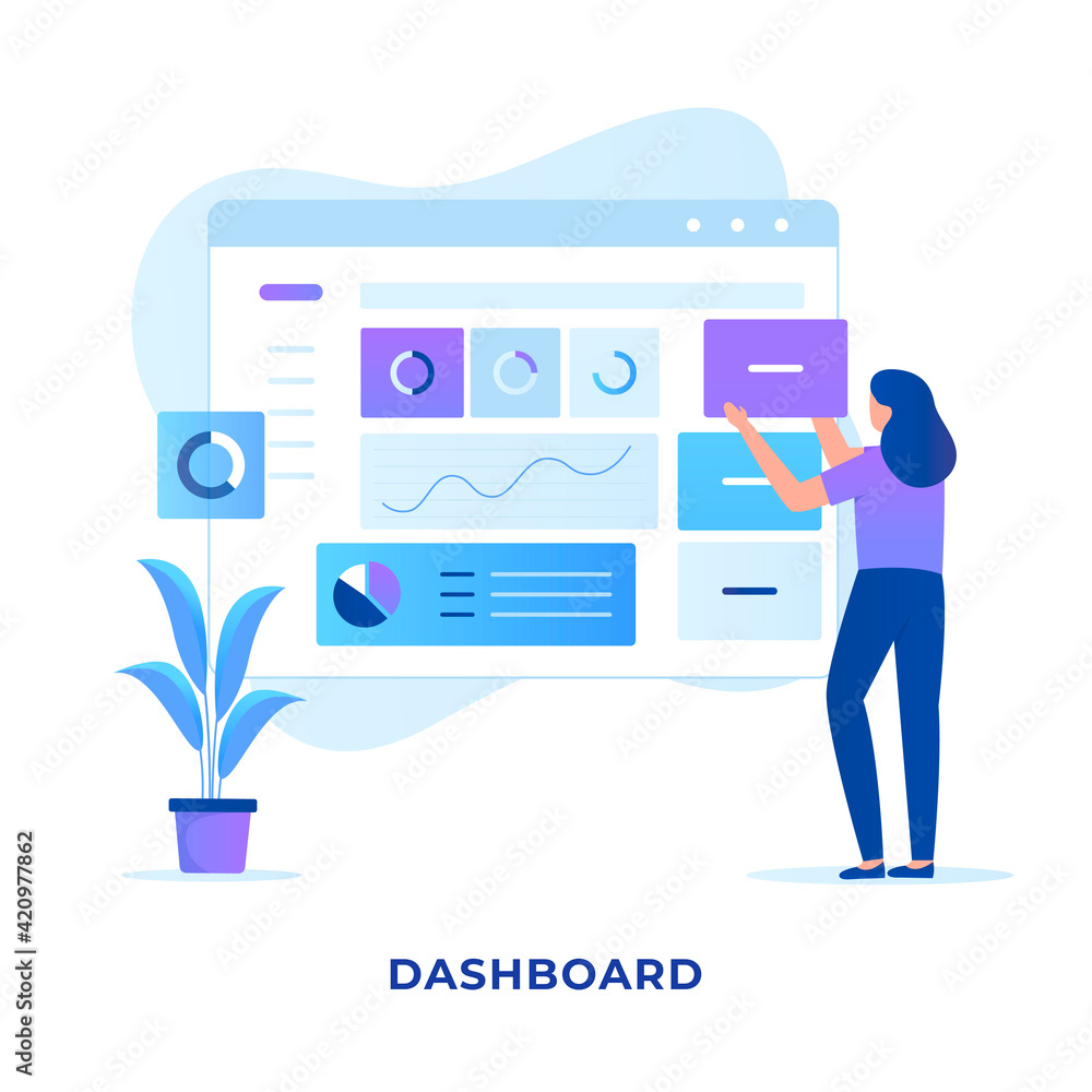 website admin dashboard design illustration concept. Illustration for websites, landing pages, mobile applications, posters and banners website admin dashboard design illustration concept. Illustration for websites, landing pages, mobile applications, posters and banners