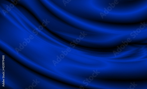 Abstract Electric Blue Smooth Liquid Background Wallpaper Tech Science 