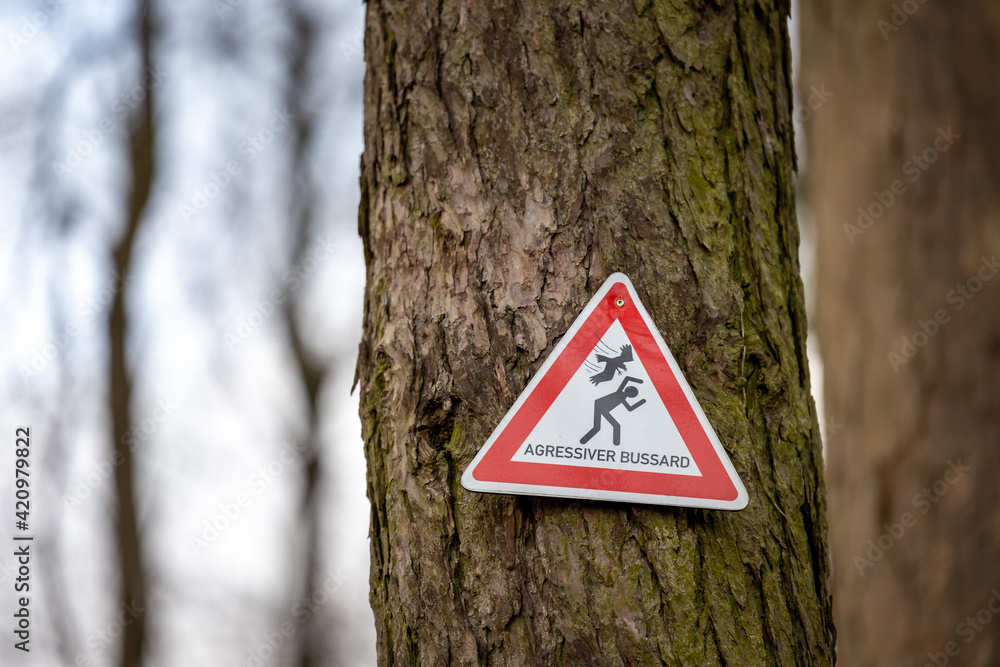 Fototapeta premium Schild 