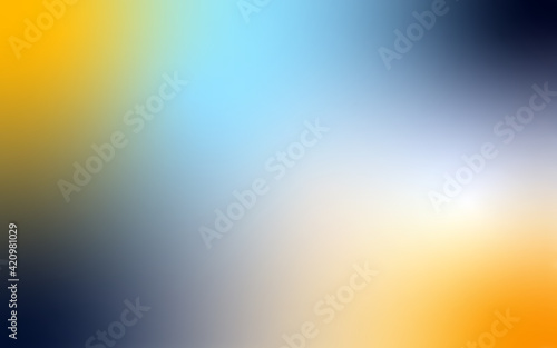 Abstract Background. Blurred blue and yellow color vector abstract background for webdesign, poster, banner. Modern wallpaper with gradient. Brand Colorful template, summer or spring sale poster EPS10