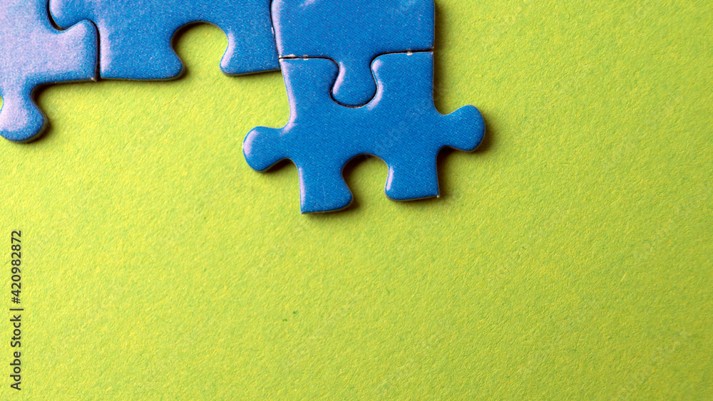 Fototapeta premium blue puzzles, textures and background