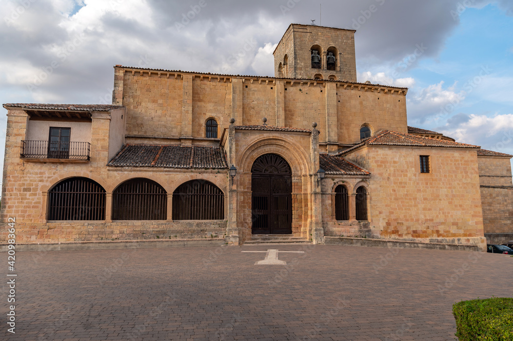 Church of Our Lady of La Peña in Sepulveda in the province of Segovia (Spain)