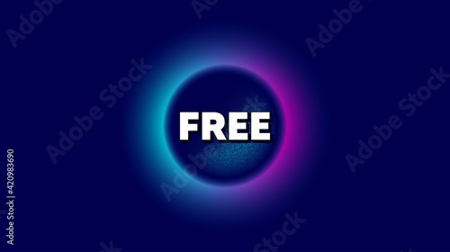Free symbol. Special offer sign. Vector