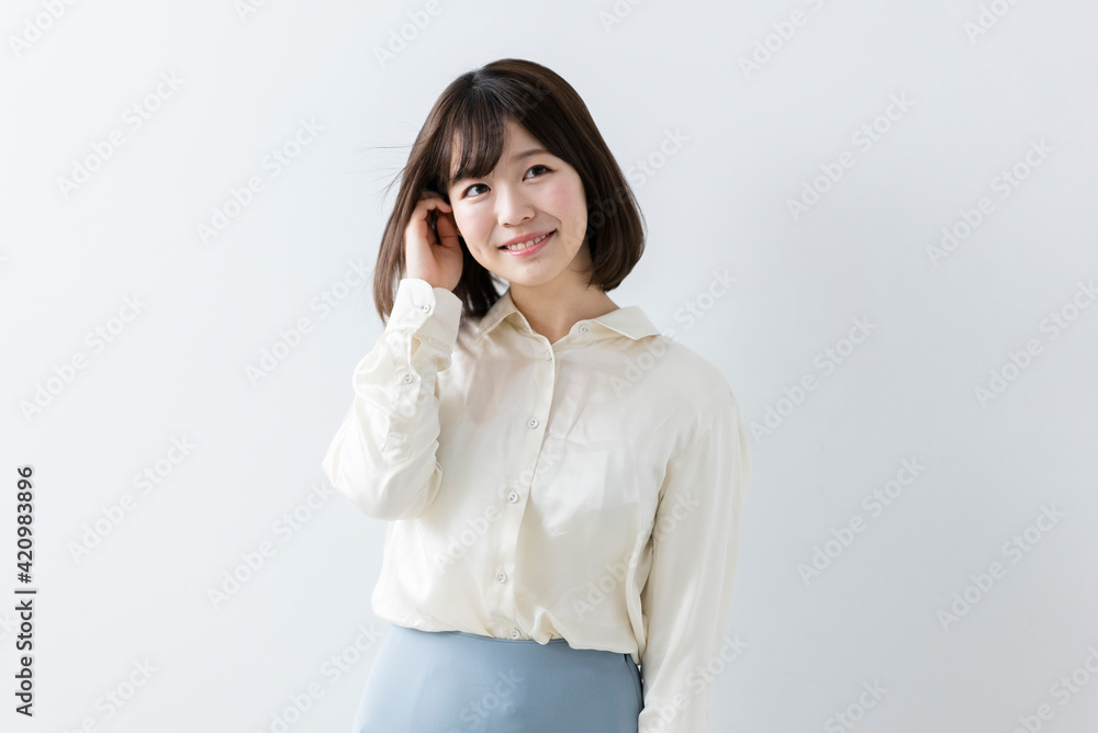 爽やかな女性 爽やかな女性