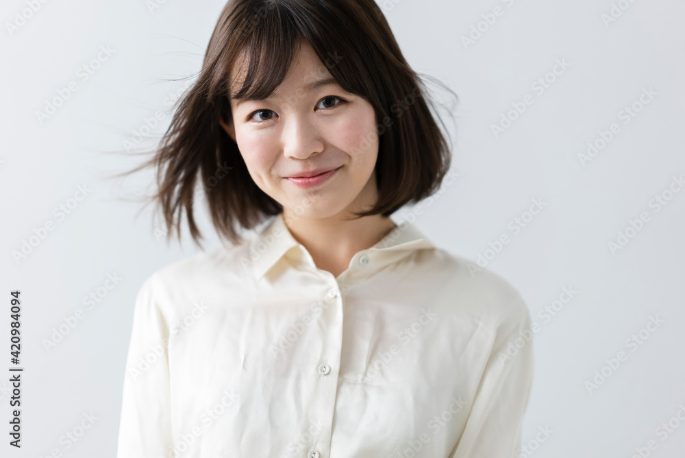 爽やかな女性 爽やかな女性