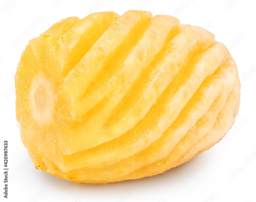 Pineapple fruit with slice isolated on white background, Fresh Pineapple on White Background With clipping path. Pineapple fruit with slice isolated on white background, Fresh Pineapple on White Background With clipping path.