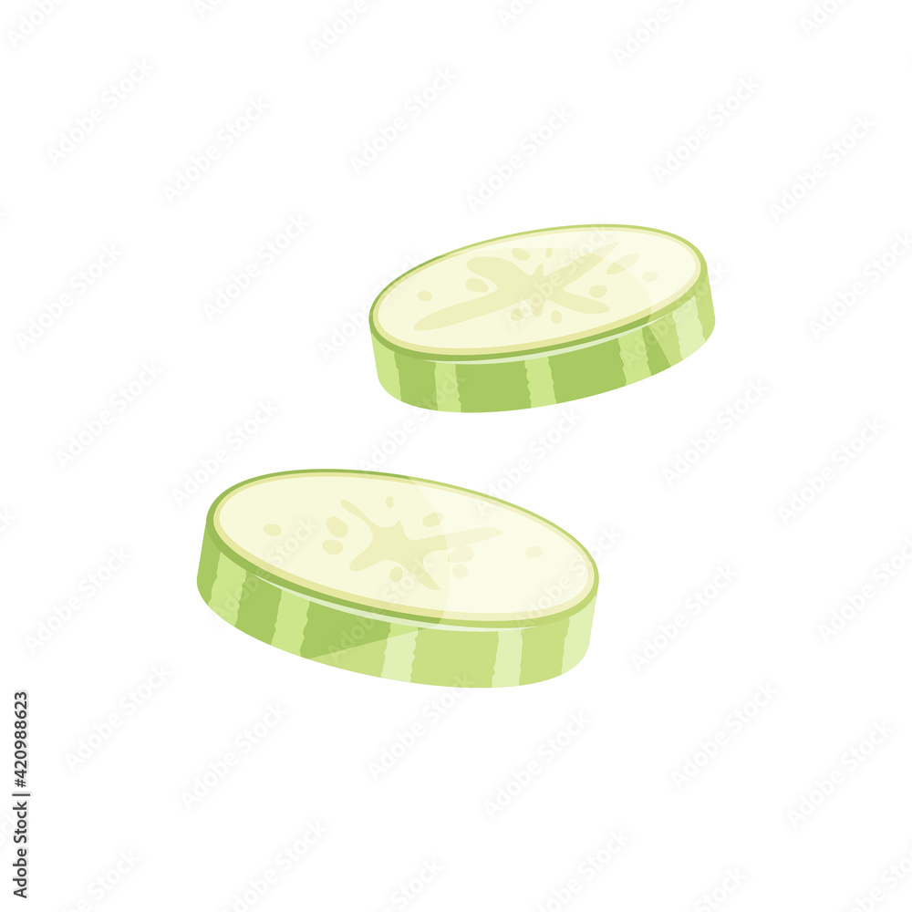 Green Cabbage Slices Composition Green Cabbage Slices Composition