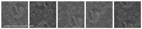 Map on land vector terrain. Geographic mountain topography vector illustration. Topographic pattern texture. Elevation graphic contour height lines. Vector Set.