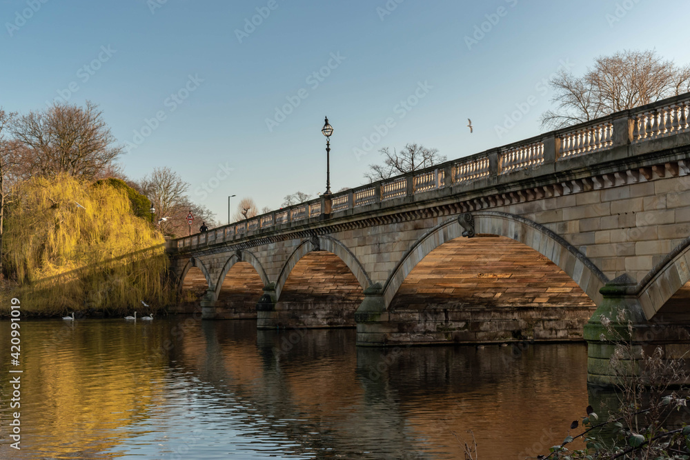 Bridge in Hyde Park, london
