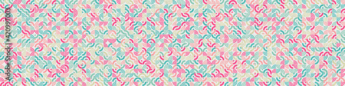 Abstract Geometric Pattern generative computational art illustration