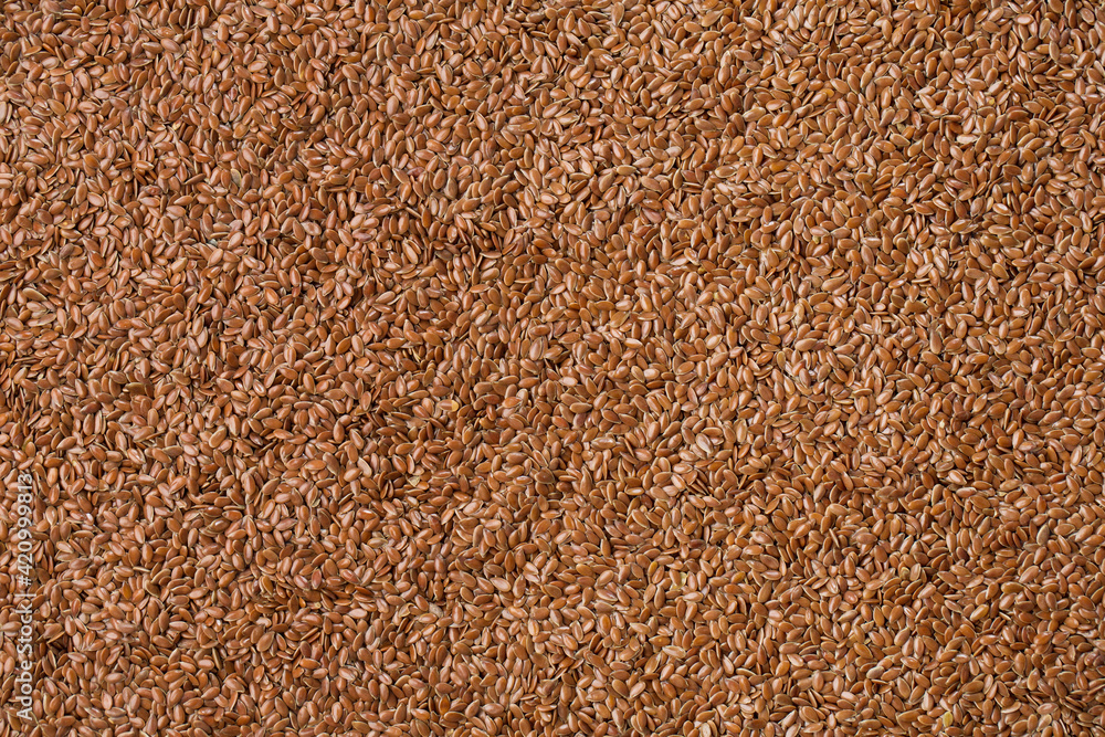 Flax seeds macro in studio Flax seeds macro in studio