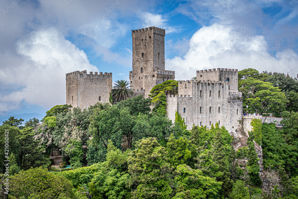 The Norman Castle in Erice