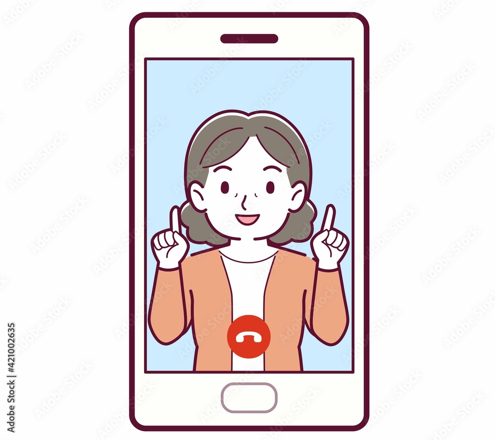 リモートで話す人 リモートで話す人