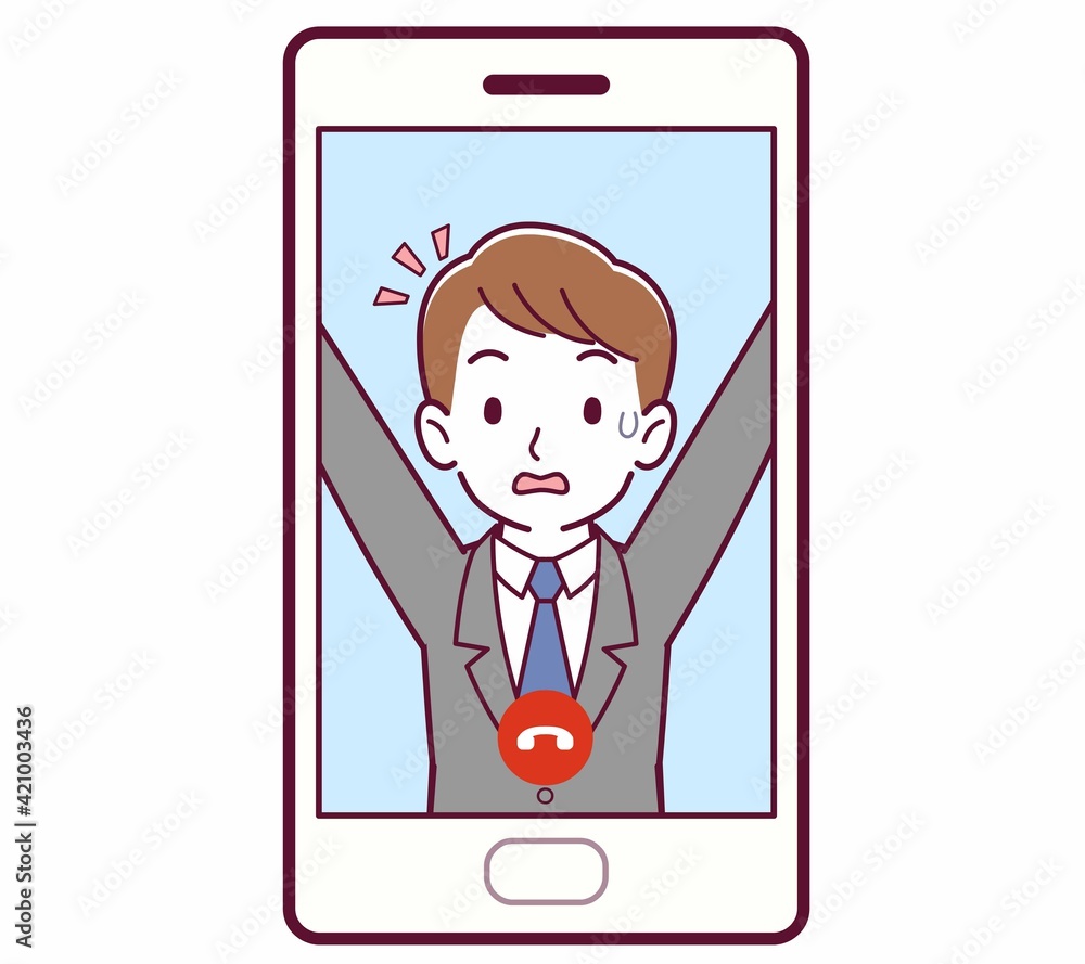 リモートで話す人 リモートで話す人