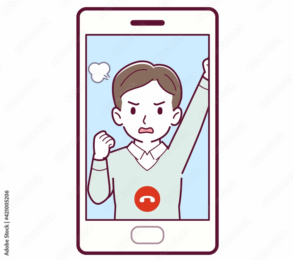 リモートで話す人 リモートで話す人