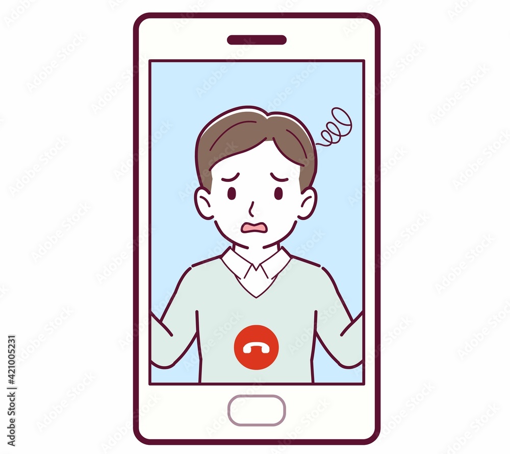 リモートで話す人 リモートで話す人