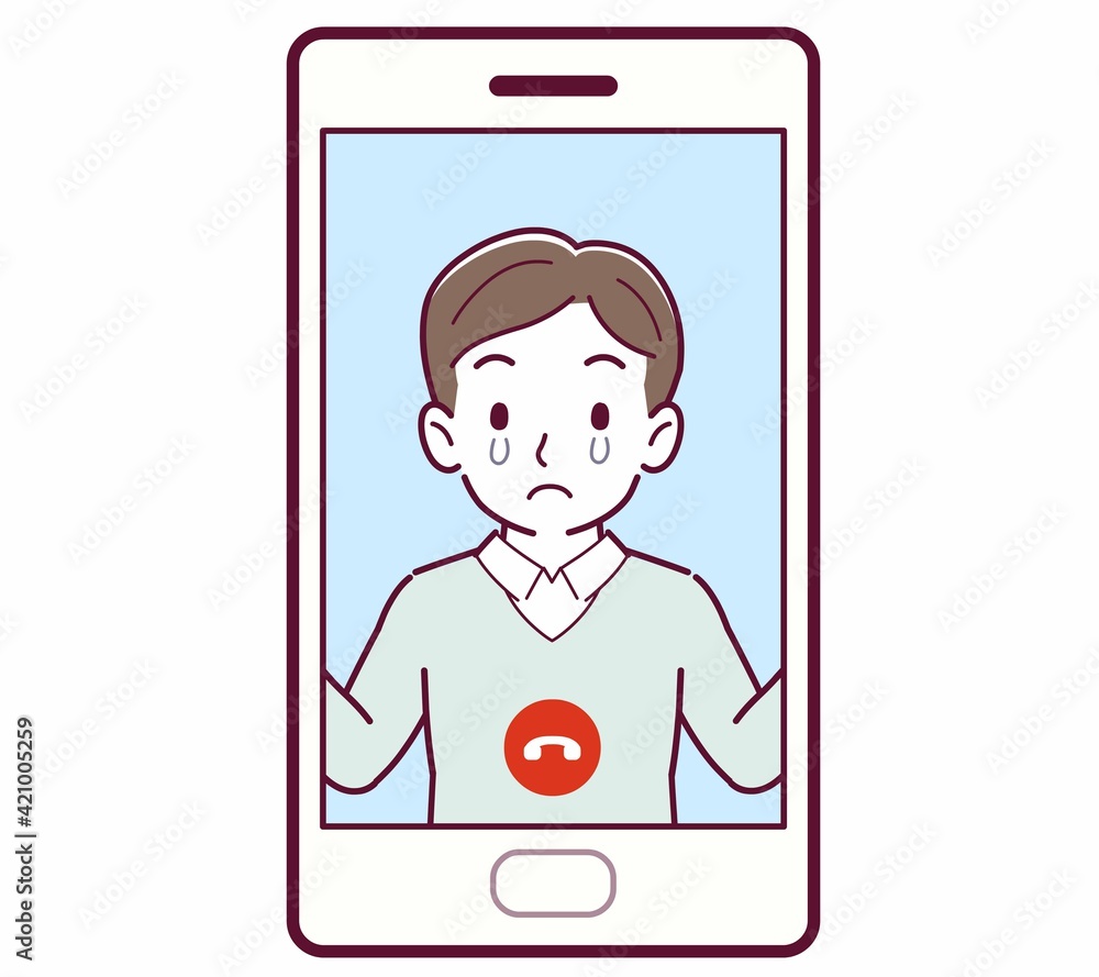 リモートで話す人 リモートで話す人