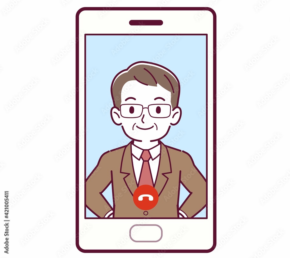 リモートで話す人 リモートで話す人