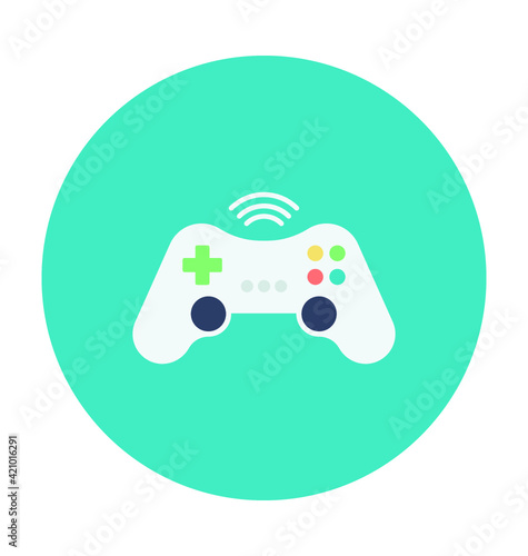 Joypad Colored Vector Icon