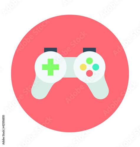 Joypad Colored Vector Icon