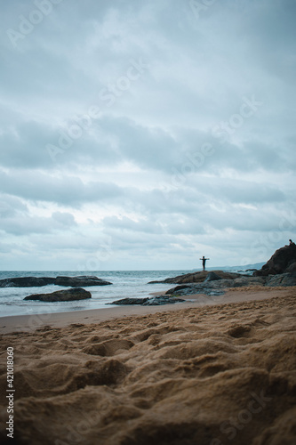 beach and sea
