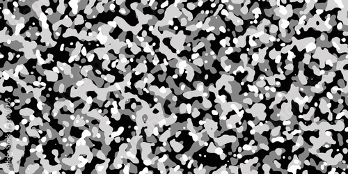 Abstract gray black and white liquid background.Liquify abstract pattern with black, white, grey graphics color art form.black,white and grey camouflage illustration