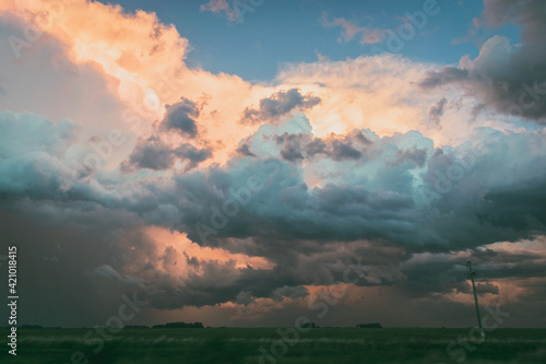 sky with clouds
