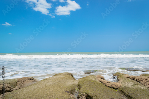 Sao Miguel do Gostoso, Rio Grande do Norte / Brazil. 2020. Empty and paradisiacal beach