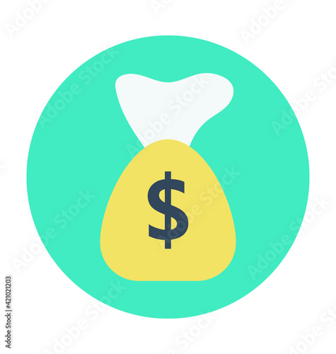 Money Sack Vector Icon
