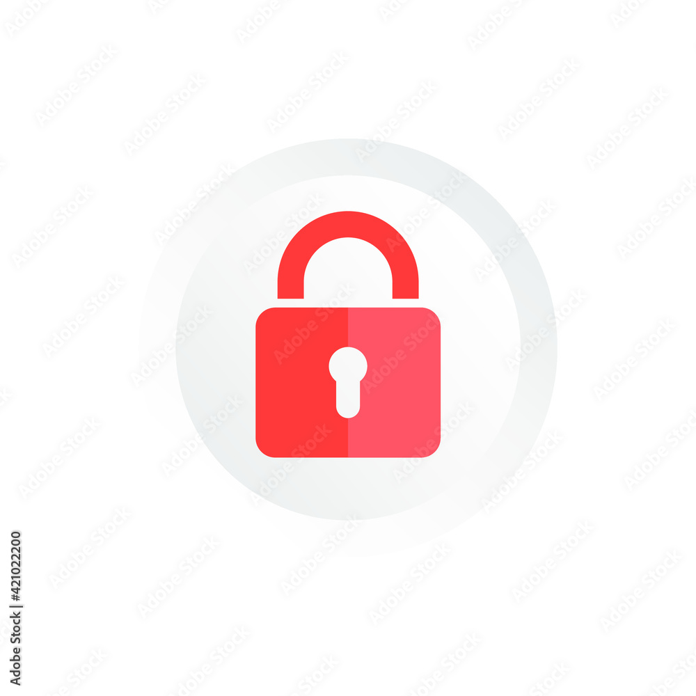 lock and padlock icon for security lock and padlock icon for security
